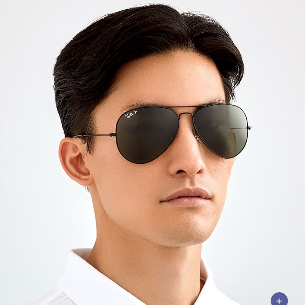 Ray-Ban Classic Black Aviators SAME DAY SHIPPING